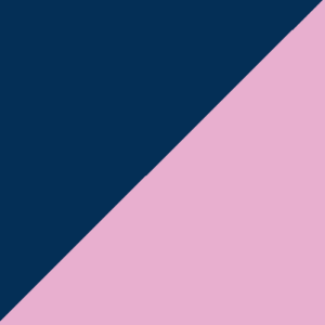 Duo de couleurs bleu nuit et rose